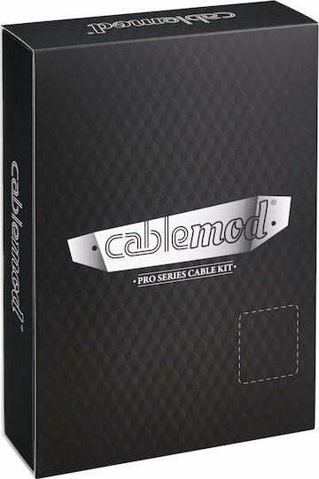 Cablemod 8-Pin EPS / 8-Pin PCIe / 6-Pin PCIe / 4-Pin Molex / 24-Pin ATX - 8-Pin EPS / 2x 8-Pin PCIe / 8-Pin PCIe / 6-Pin PCIe / 4-Pin Molex / 24-Pin ATX Cable 0.7m Μαύρο CM-PRTS-FKIT-NKKB-R