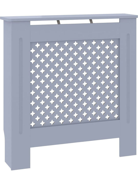 vidaXL Κάλυμμα Καλοριφέρ από MDF Γκρι 78x19x81.5cm