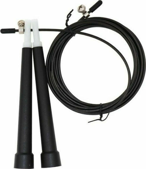 Muscle Power Jumping Rope Gymnastic 3m Black with Adjustable Length