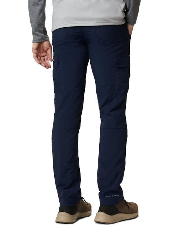 Columbia Ridge II Cargo Lang Hose Wandern Blau