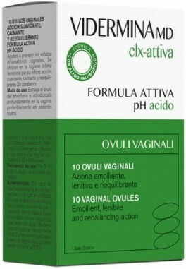 Epsilon Health MD CLX Vaginal Ovules Κολπικά Υπόθετα με Αντιμικροβιακή Δράση 10 x 3gr