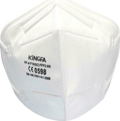 Kingfa Disposable Protective Mask FFP2 White 1pcs