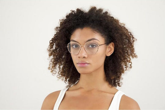 Chloe Metal Eyeglass Frame Butterfly Brown Tortoise CH0039O 001