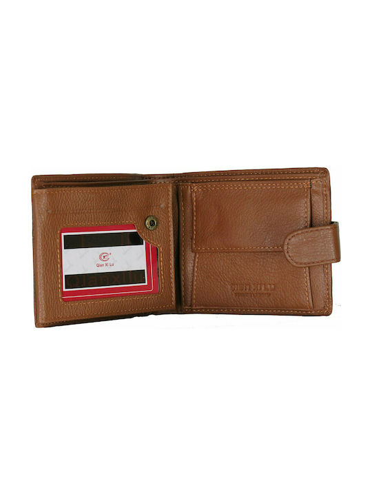 Privato 10-QB1-11 Men's Leather Wallet Brown