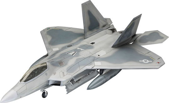 Revell Lockheed Martin F-22A Raptor Modeling Figure Airplane 116 Pieces in Scale 1:72 03858