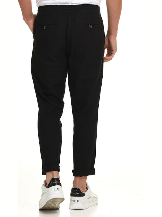 Splendid -6 Pantaloni pentru bărbați Chino cu Croială Relaxată Negru