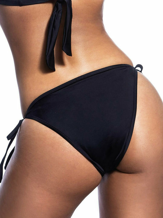 Bluepoint Bikini Slip mit Schnürchen Schwarz