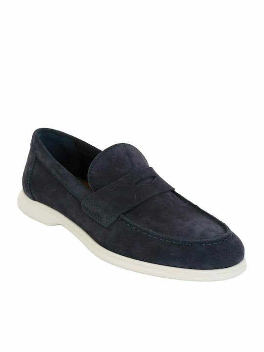 MARCO FERRETTI SHOES LOAFER SUEDE K2 BLUE