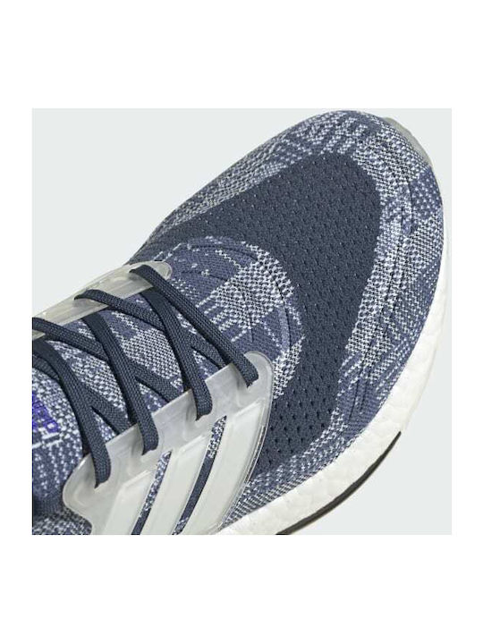 Ultraboost 21 Herren Sportschuhe Laufen Crew Blue / Cloud White / Crew Navy