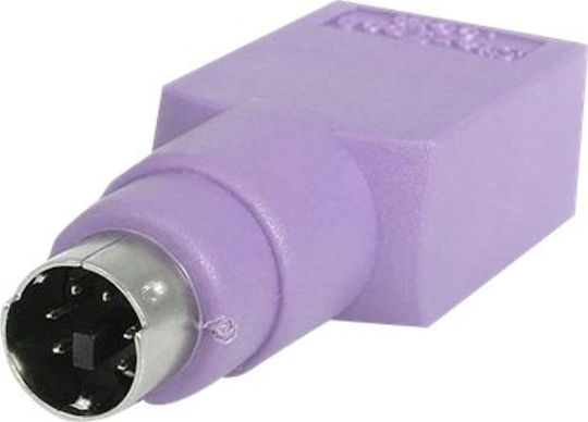 StarTech Convertor PS/2 masculin în USB-A feminin Violet 1buc (GC46FMKEY)