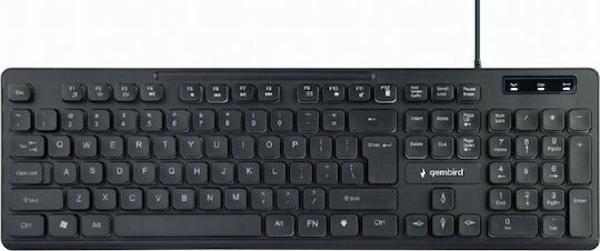 Gembird KB-UML-02 Gaming Keyboard with RGB Lighting English US