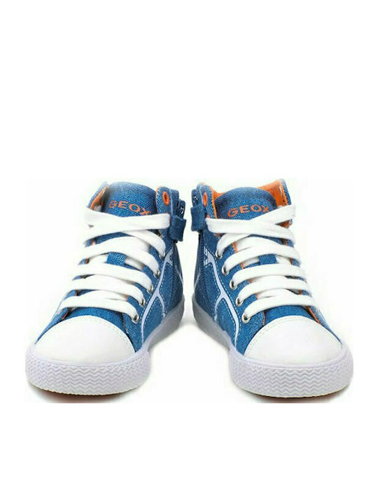 Geox Kinder-Sneaker Hoch Anatomisch Hellblau