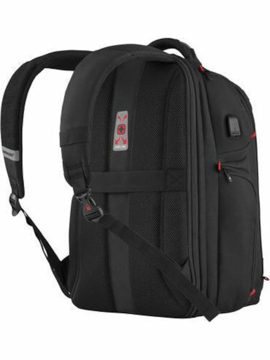 Wenger PlayerOne Tasche Rucksack für Laptop 15.6" in Schwarz Farbe