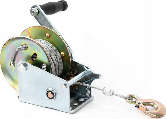 Mar-Pol Trailer Winch Manual winch 10m 1.136kg with Castanja and Manivella