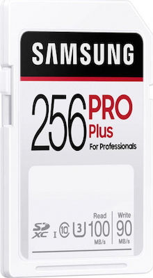 Samsung Pro Plus SDXC 256GB Class 10 U3 UHS-I