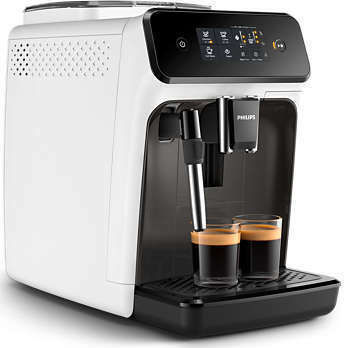 Philips Series 1200 Αυτόματη Μηχανή Espresso 1500W Πίεσης 15bar με Μύλο Άλεσης Λευκή EP1223/00