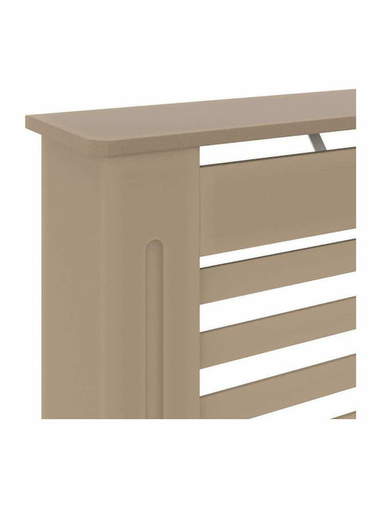vidaXL MDF Brown Radiator Cover 78x19x81.5cm