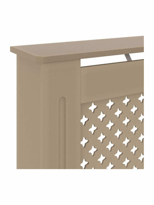 vidaXL MDF Brown Radiator Cover 78x19x81.5cm