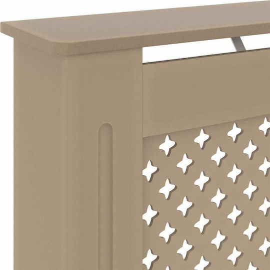 vidaXL MDF Heizkörperabdeckung Braun 78x19x81.5cm