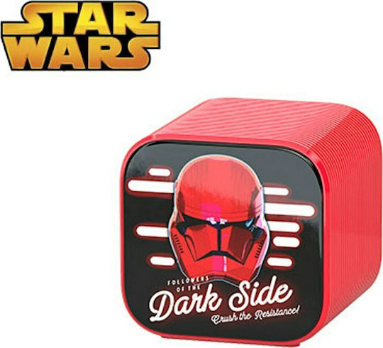 Tribe Star Wars Sith Trooper Bluetooth-Lautsprecher 3W mit Akkulaufzeit bis zu 4 Stunden Rot