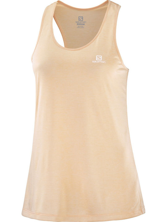 Running Agile Women's Blouse Sleeveless Beige