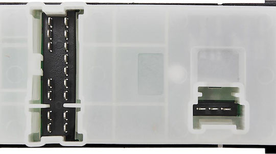 NTY Car Window Switch for Nissan Qashqai 19pin Black