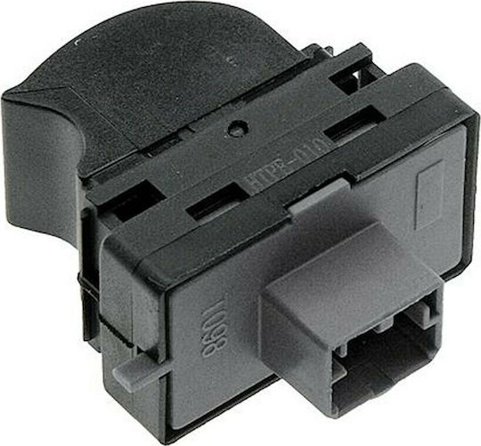 NTY Car Window Switch for Citroen Nemo Fiat Fiorino Peugeot Bipper 2008 4pin Black
