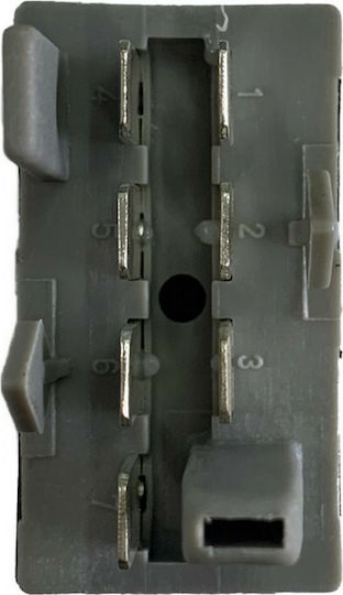 NTY Car Hazard Switch for Audi A4 1994-1999 7pin Black
