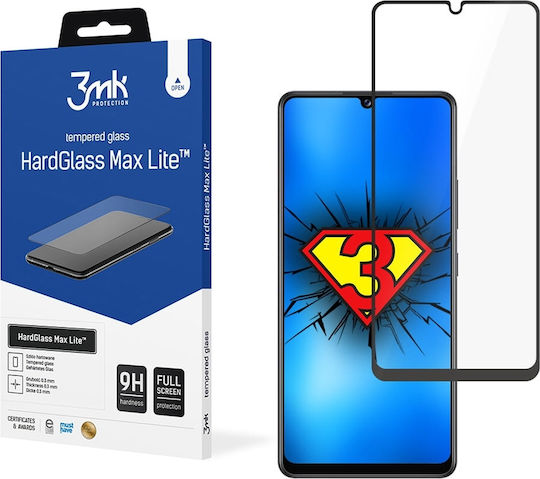 3MK HardGlass Max Lite Vollflächig gehärtetes Glas (Redmi Note 9T)
