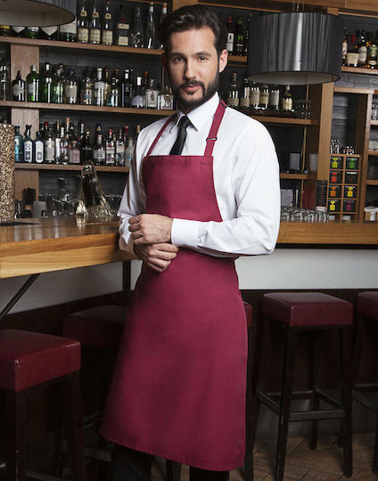 Karlowsky Apron Full Body BLS 4 Burgundy