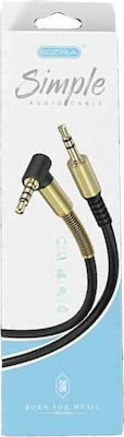 Ezra TRRS 3.5mm male - 3.5mm male Cable Black 1.5m (LA02)