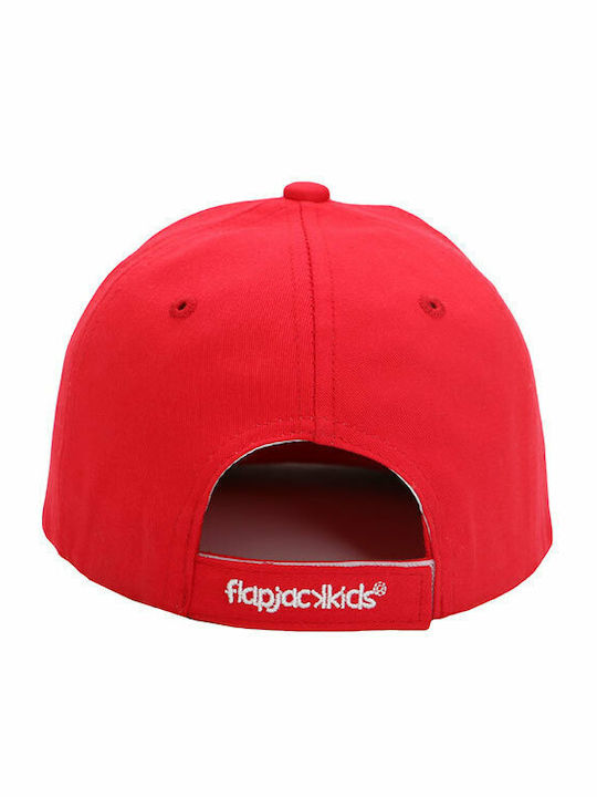 Flapjackkids Kids' Hat Jockey Fabric Sunscreen Red