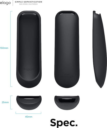 Elago PlayStation 5 Media Remote Control Case Media Remote for PS5 in Black color