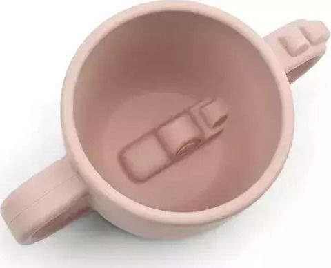 Done by Deer Baby Cup Croco made of Silicone Pink 170ml for 24m+m+