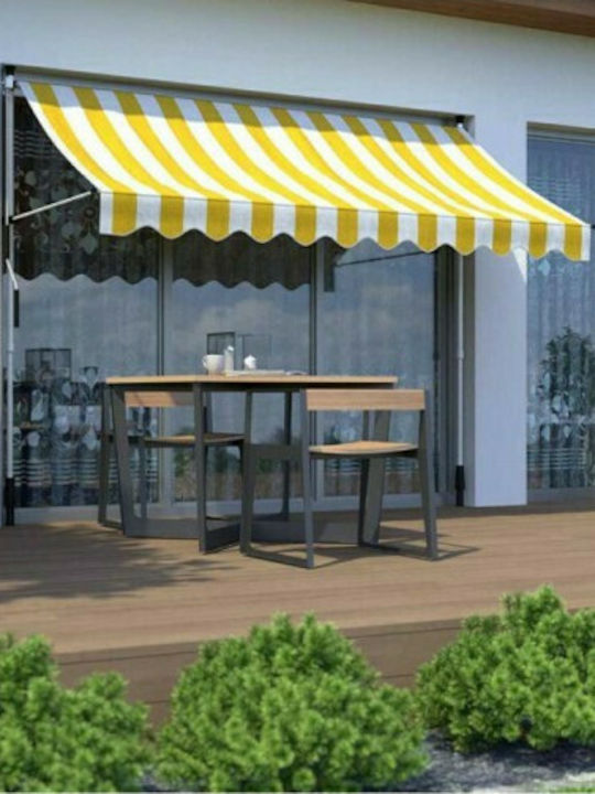 Timeless Tools Τέντα Βεράντας Κίτρινο 2x1.2m
