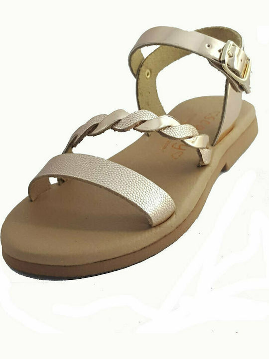 Scarpy Kinder Sandalen 91 Gold