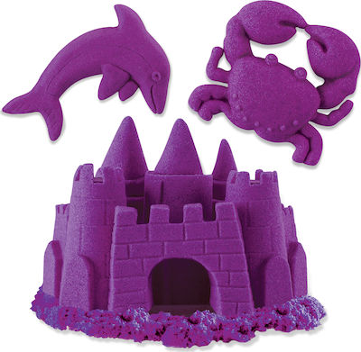 Spin Master Joc de construcție cu nisip Kinetic Sand Neon Purple pentru copii de 3++ ani