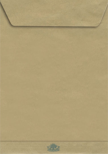Typotrust Set of Envelopes Bag Type with Adhesive 10pcs in Brown Color Kraft