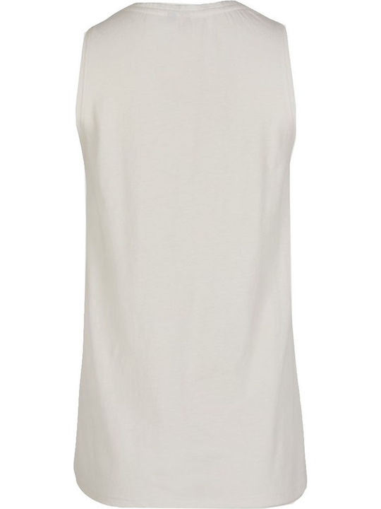 Women's Athletic Blouse Sleeveless White