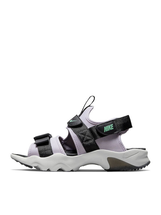 Canyon Women's Flat Sandals Sporty in Purple Color