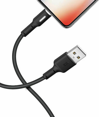 XO NB112 Regulär USB 2.0 auf Micro-USB-Kabel Schwarz 1m (16.005.0013) 1Stück