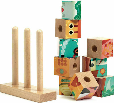 Holz Kinderpuzzle Ζωάκια Στη Θάλασσα 8pcs Djeco