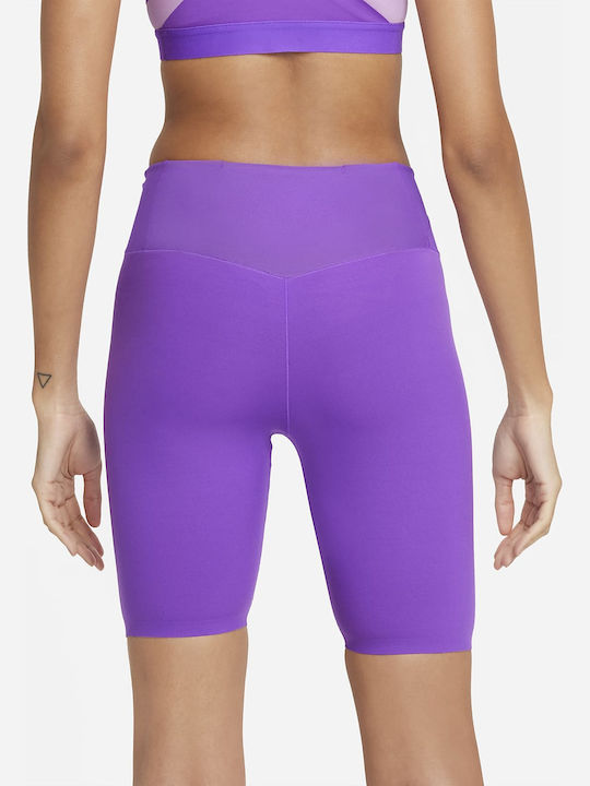 Dri-Fit One Luxe 7' Training Women's Leggings Shorts High Waist Purple