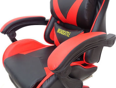 1722-46 Gaming Chair with Footrest Black/Red