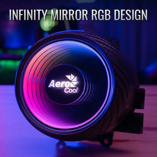 Aerocool Mirage L360 Υδρόψυξη AIO CPU με 3 Ανεμιστήρες 120mm και RGB Φωτισμό