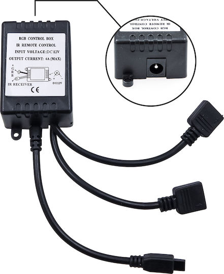 GloboStar Αδιάβροχη Ταινία LED Τηλεόρασης USB 5V RGB Φως 4x50cm Τύπου SMD5050 με Τροφοδοτικό & Τηλεχειριστήριο
