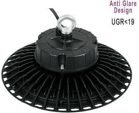 Brand Commercial Bell LED Light 150W Natural White 15050lm with Built-in LED Black Ø31xH17cm