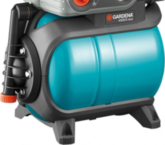 Gardena 01754-20 Einstufig Einphasig Wasserdruckpumpe mit Behälter 24 Liter 850W