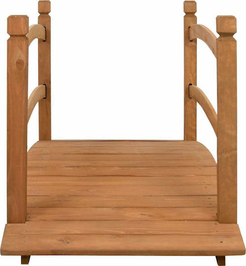 vidaXL Διακοσμητική Γέφυρα Κήπου Ξύλινη 140x60x60cm 140x60x60εκ. 313890