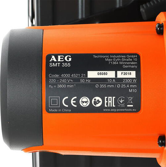 AEG Tools SMT 355 Metallkreissäge Φ355mm mit Leistung 2.3kW